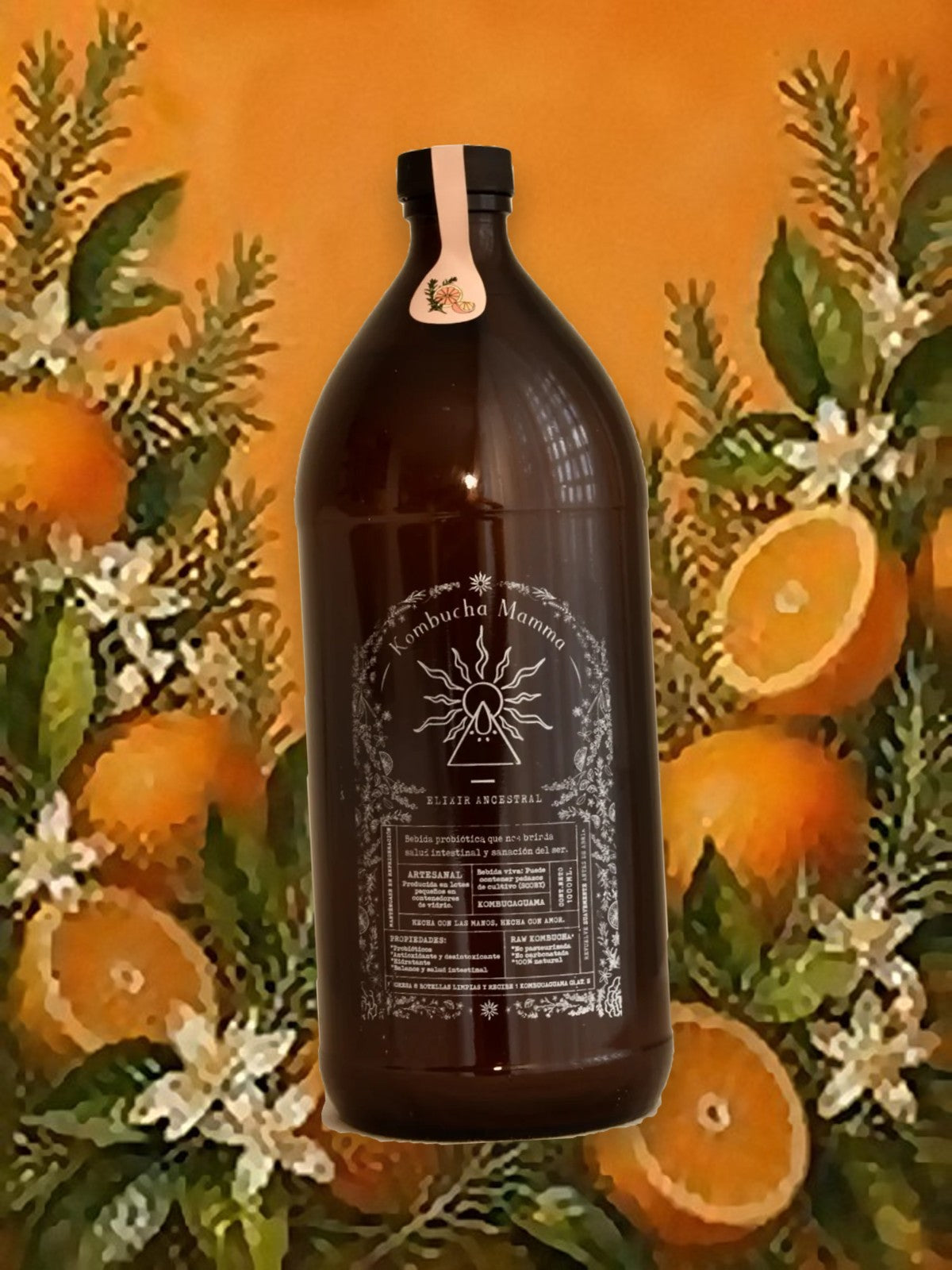 Kombucaguama 1 L de Naranja + Romero